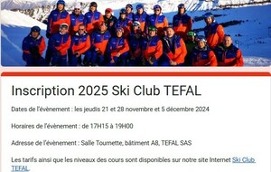 Lien vers les inscriptions 